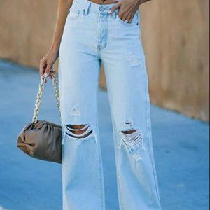 London High Rise 90s Flare Denim